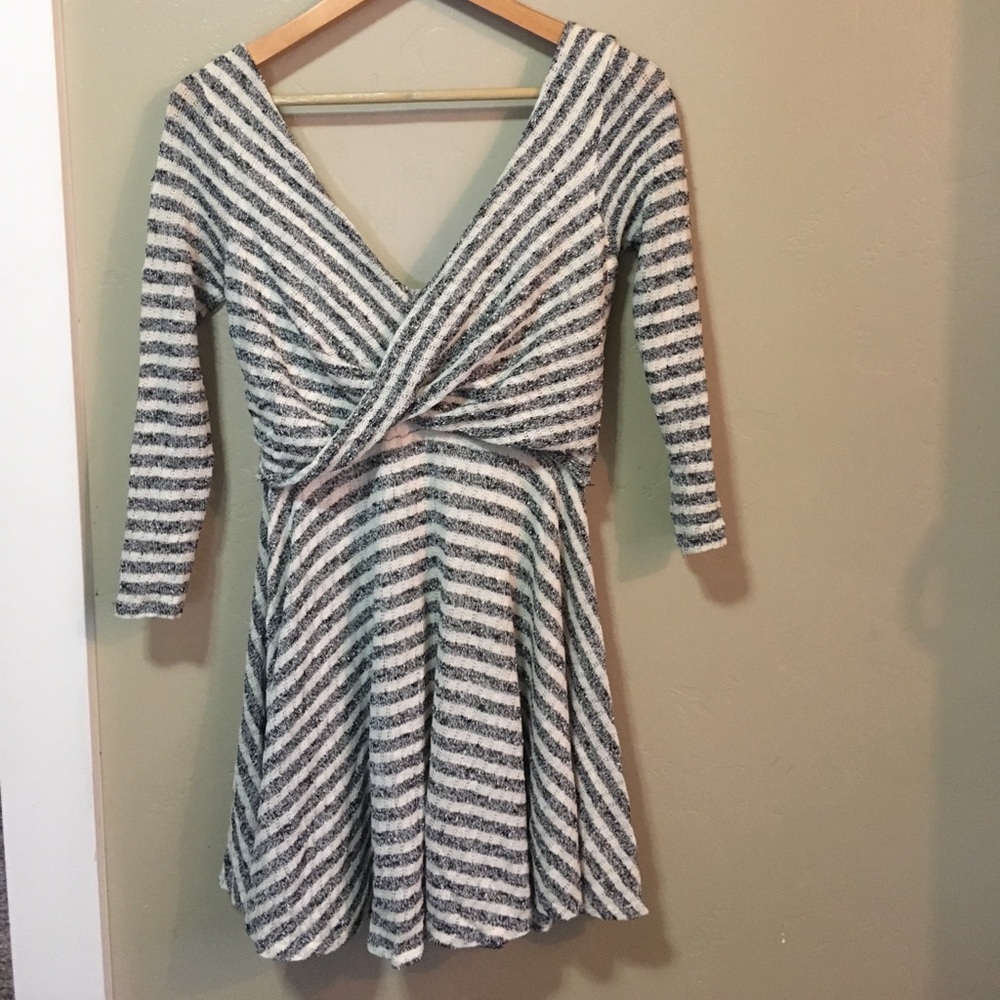 Free people knit v-neck dress